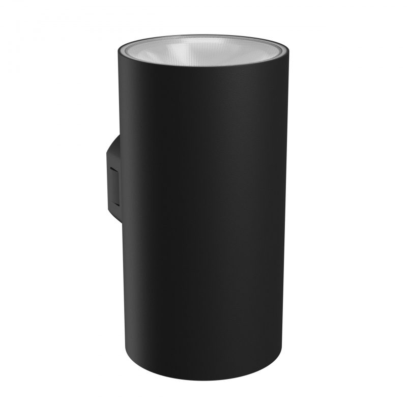 Aplica 2 sensuri TORRE 18W CCT 230V IP54 rotunda neagra