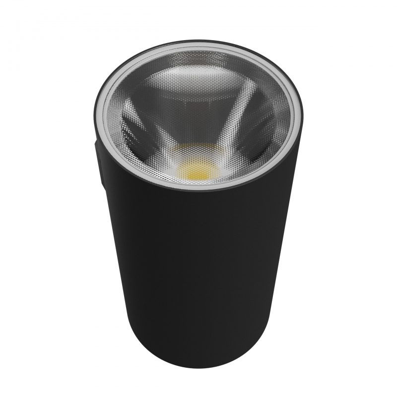 Aplica 2 sensuri TORRE 18W CCT 230V IP54 rotunda neagra