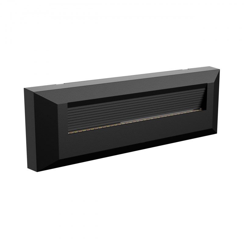 Aplica ENCANTA 6W CCT 230V IP54 230X84X60mm aplicata neagra