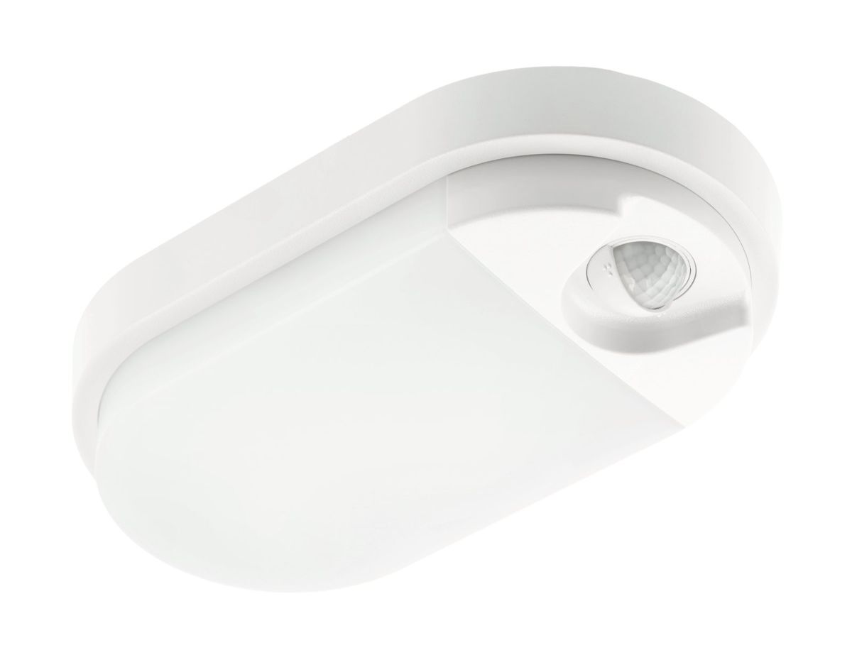 Aplica ovala TULON cu senzor 15W 1350lm 4000K AC220-240V IP54 alba