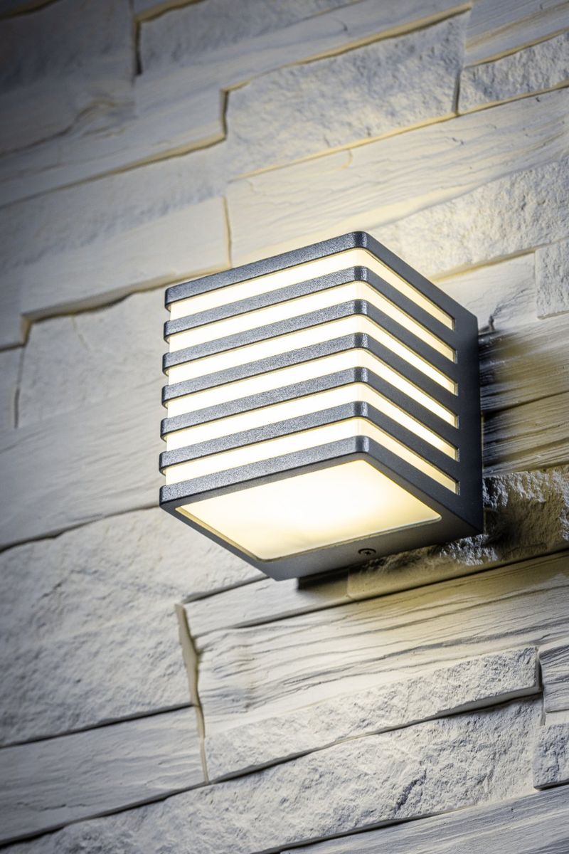 Aplica SIROLO LED 10W 1000lm 4000K IP54 grafit