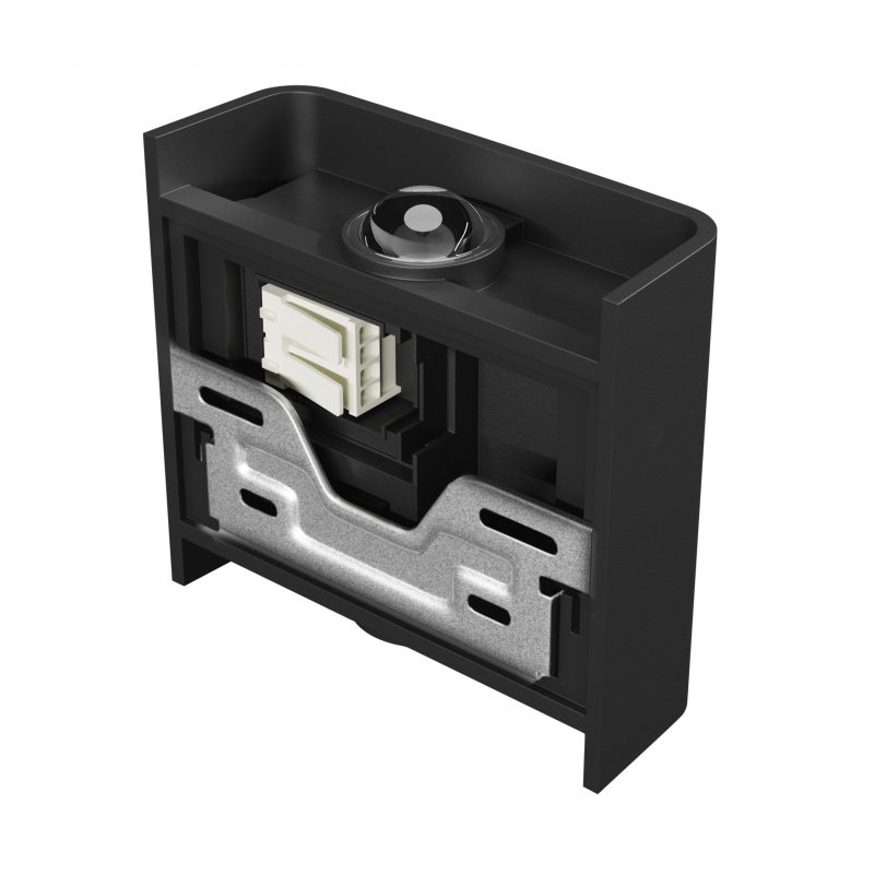 Aplica sus-jos LUNARIX 2W CCT 230V IP54 neagra