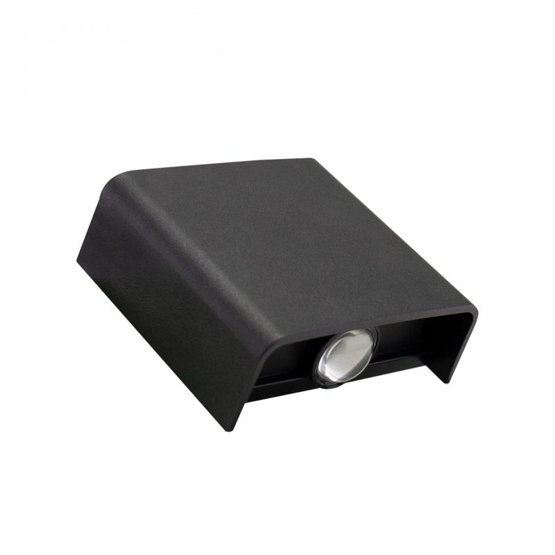 Aplica sus-jos LUNARIX 2W CCT 230V IP54 neagra