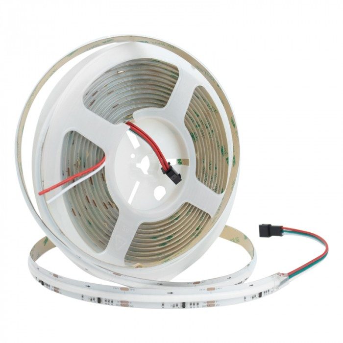 Banda COB IC Digital 24V 21W/m RGB 1908lm/m IP20 5m