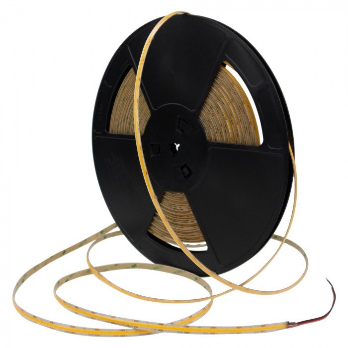 Banda LED COB 6000K 9W/m 1125lm 12V IP67 rola 20m