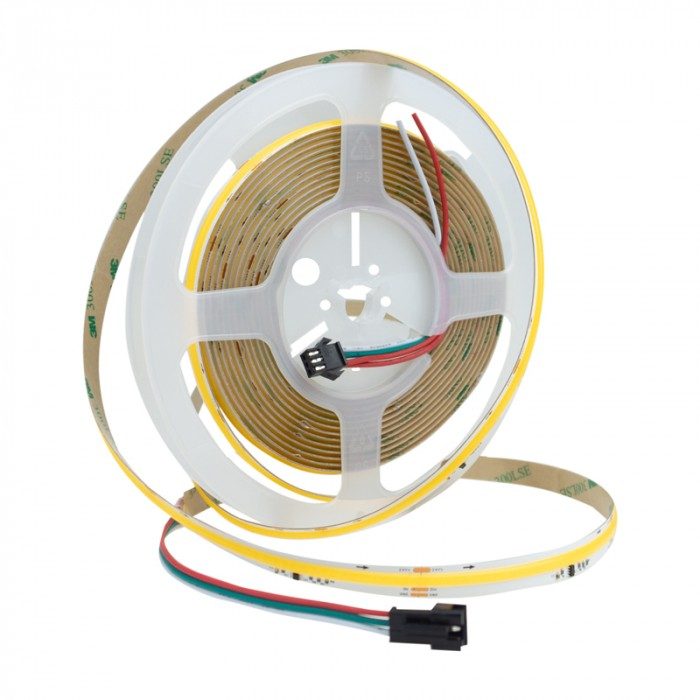 Banda LED COB IC Digitala 24V 360 13W/m 4000K 1170lm/m IP20 5m