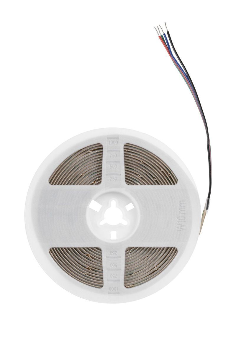 Banda LED COB RGB 24V 10mm 840LED 15W/m cablu 2x0.15m