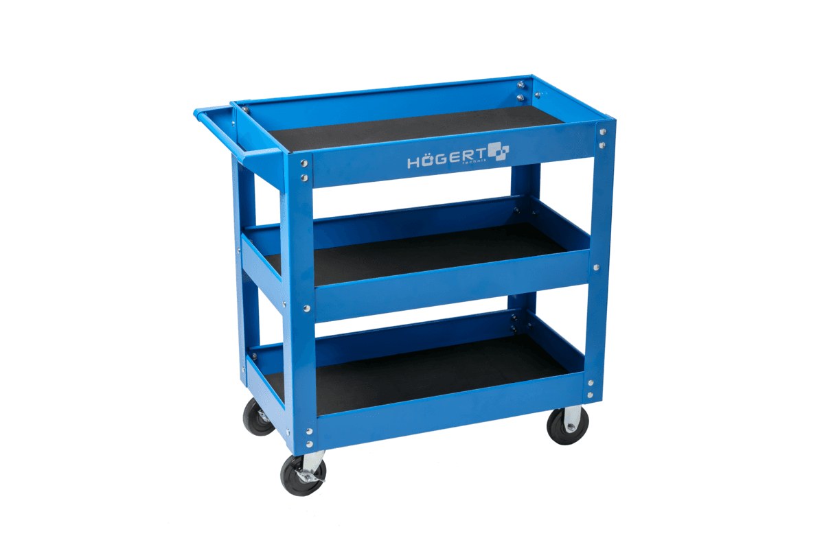 Carucior de atelier cu 3 nivele, sarcina 110 kg