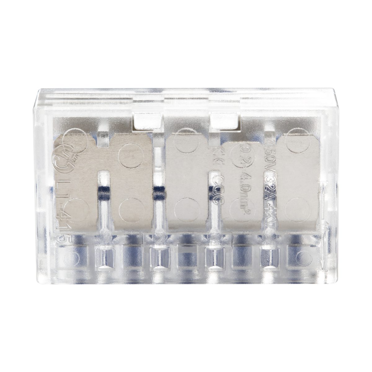 Clema tip wago 5 fire 0.75-4mm IEC 450V/32A 50 buc/set