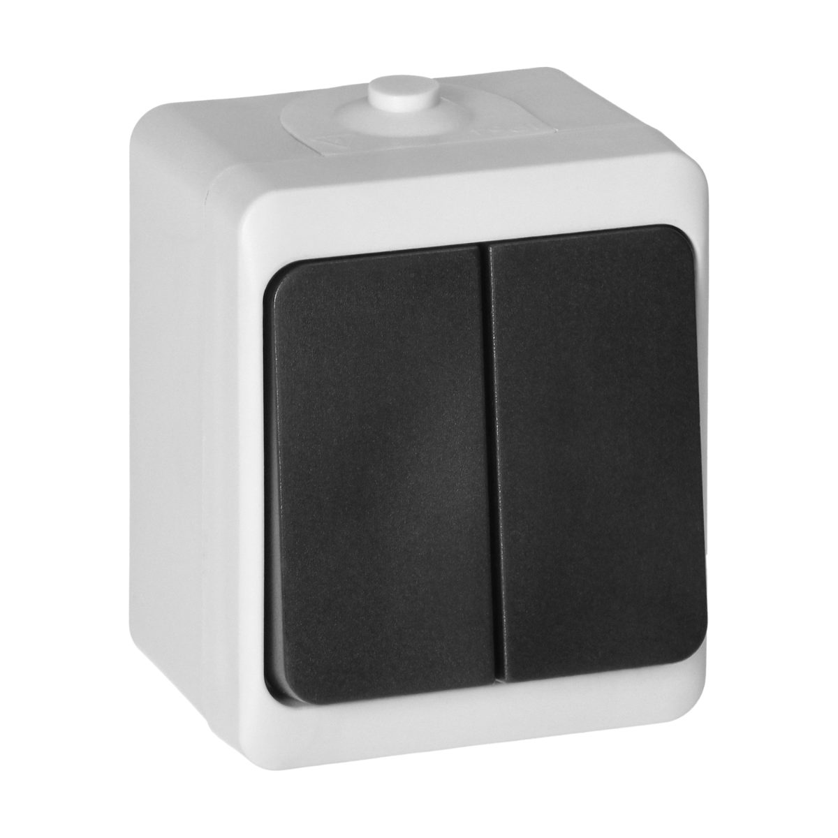 Comutator AQUATIC MINI IP54 alb negru