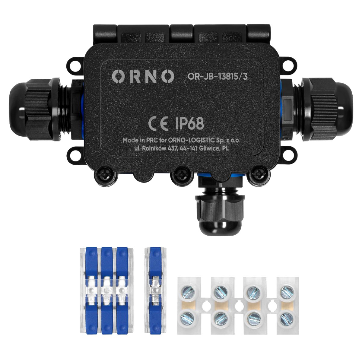 Conector tip doza HD IP68 0.75-4.0mm2 2xM20 1xM16
