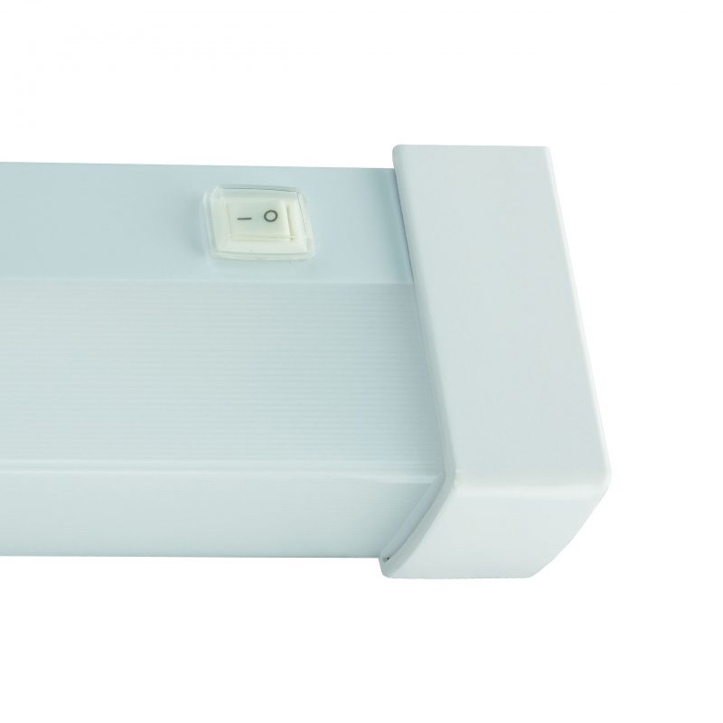 Corp de baie AQUATICA 15W 6000K 230V IP44 596x46x63 mm cu intrerupator