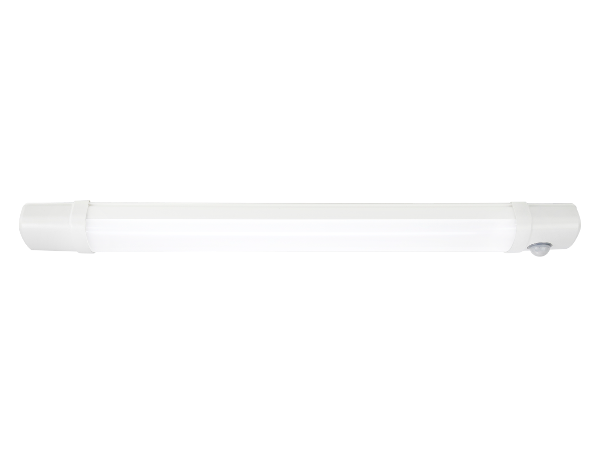 Corp de iluminat etans LED TRI-PROOF cu senzor PIR, 30 W, 3600 lm, 65 cm