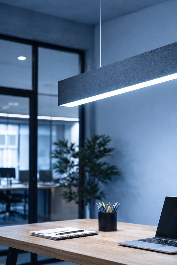 Corp liniar LUNA LED 40W 4800lm CCT AC220-240V AL/PC 120cm negru