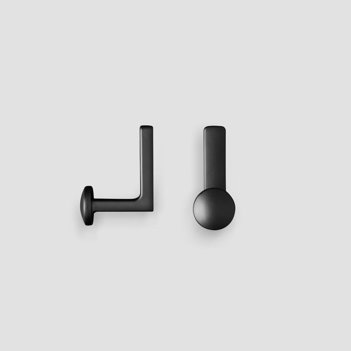 Cuier ARCO 62x46 mm negru mat