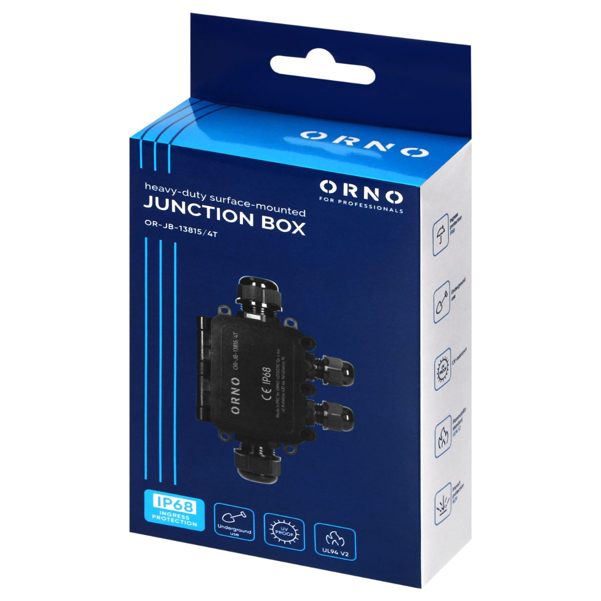 Doza T jonctiune IP68, 0.5-6.0mm2 in: 2 xM20 2 xM16