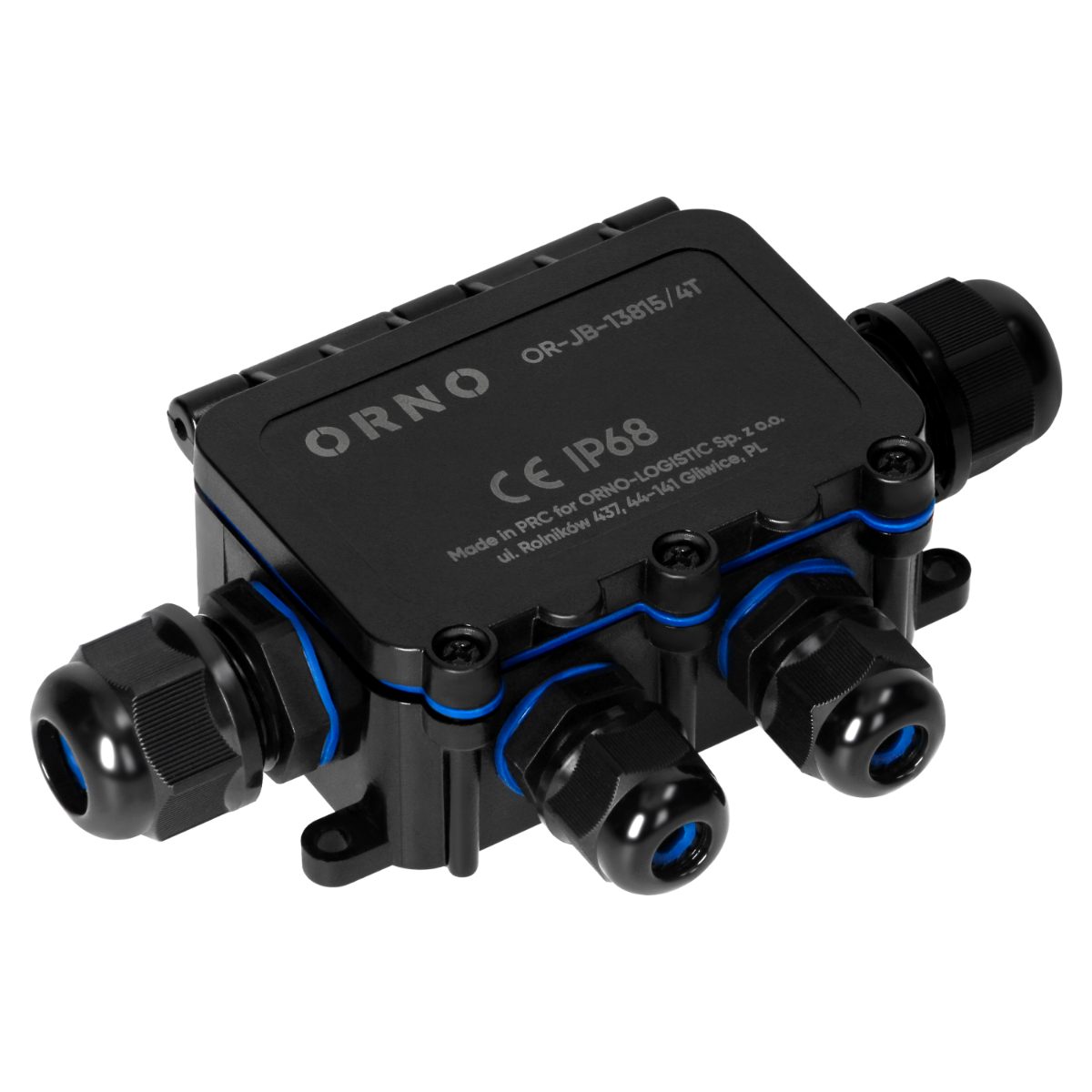 Doza T jonctiune IP68, 0.5-6.0mm2 in: 2 xM20 2 xM16