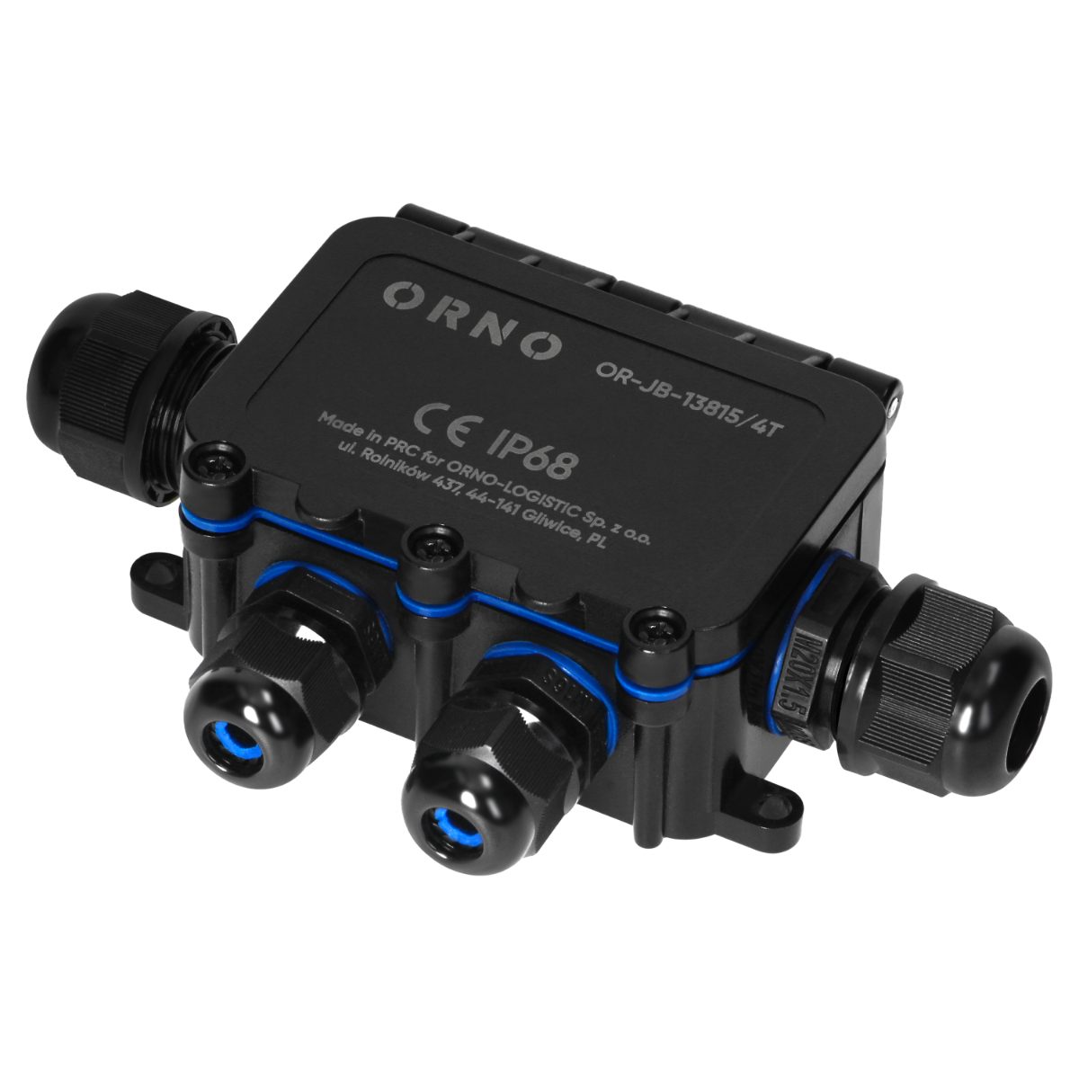 Doza T jonctiune IP68, 0.5-6.0mm2 in: 2 xM20 2 xM16