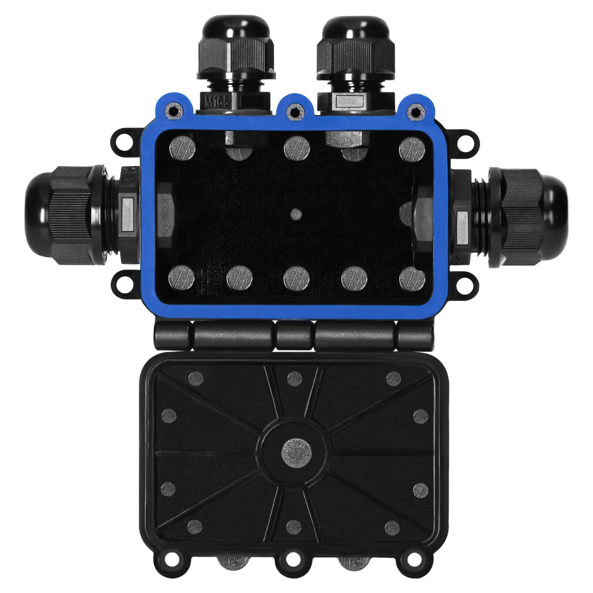 Doza T jonctiune IP68, 0.5-6.0mm2 in: 2 xM20 2 xM16