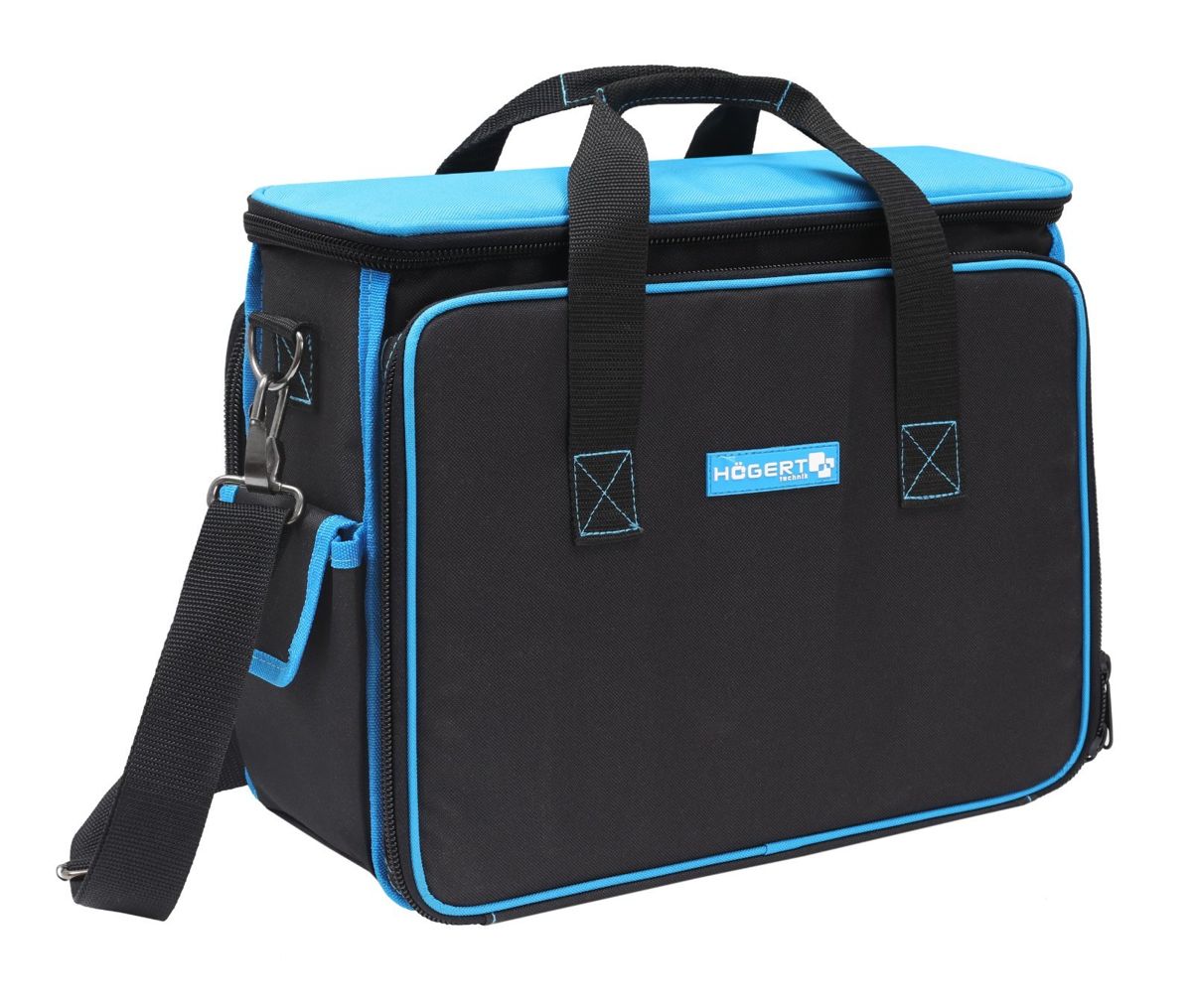 Geanta scule 21x42x32cm 3 compartimente 26 buzunare