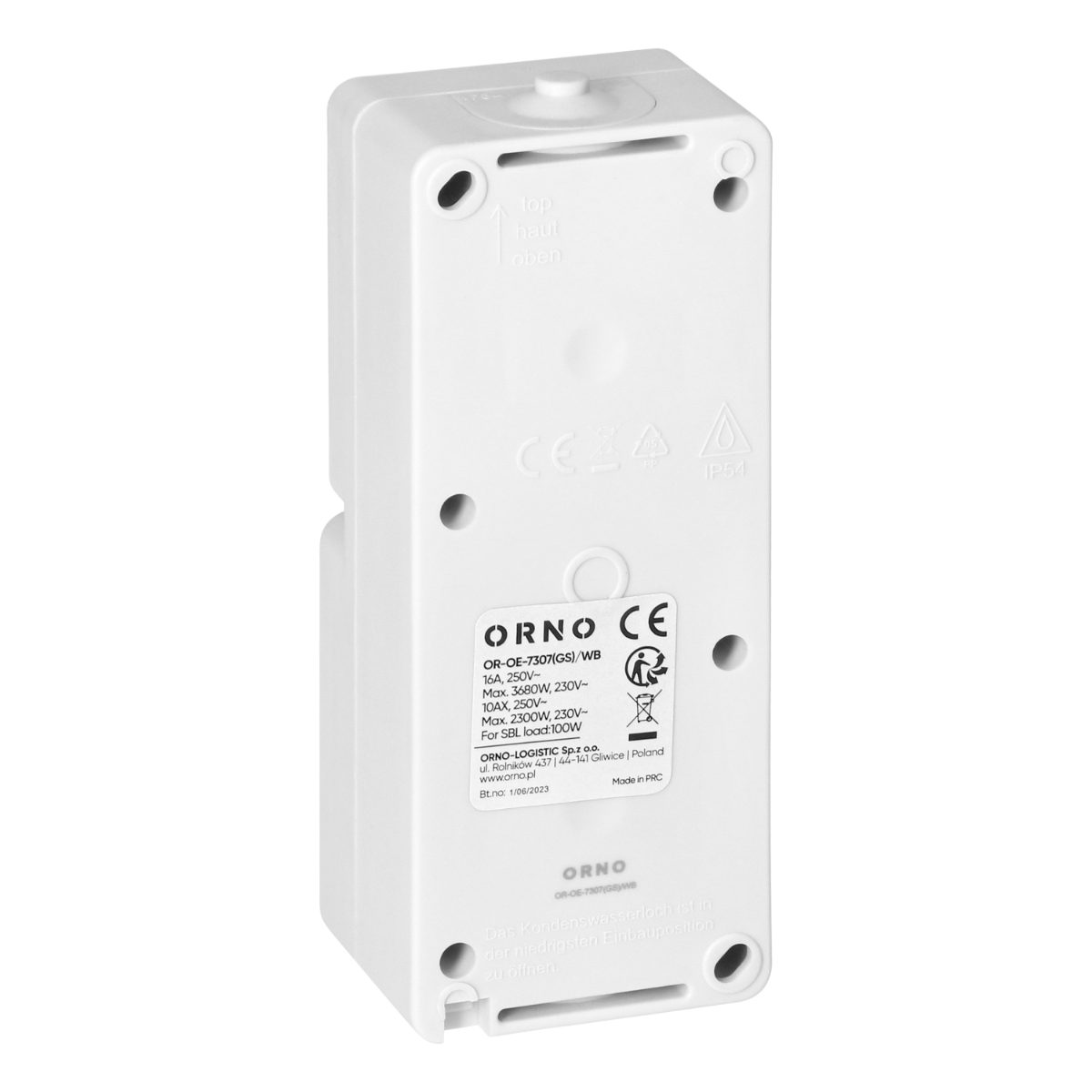 Intrerupator cu priza Schuko AQUATIC MINI IP54 16A 230V