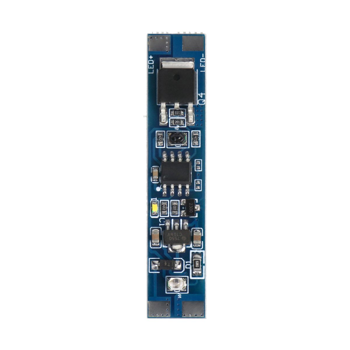 Intrerupator cu senzor de proximitate si dimmer pentru banda LED 8A, montaj in profil