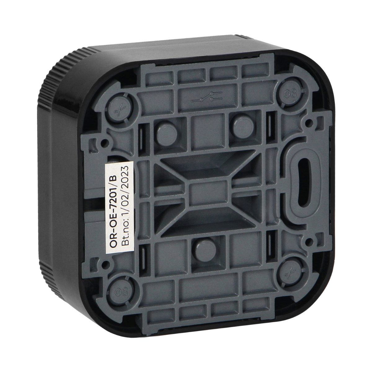 Intrerupator dublu negru ToDo 10A/230VAC IP20 aplicat