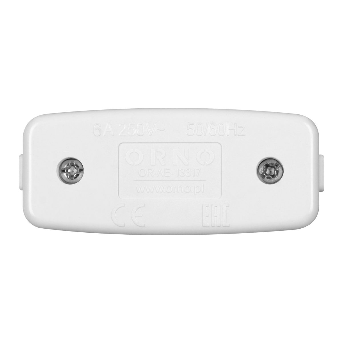 Intrerupator pe fir 6A 250V IP20 alb