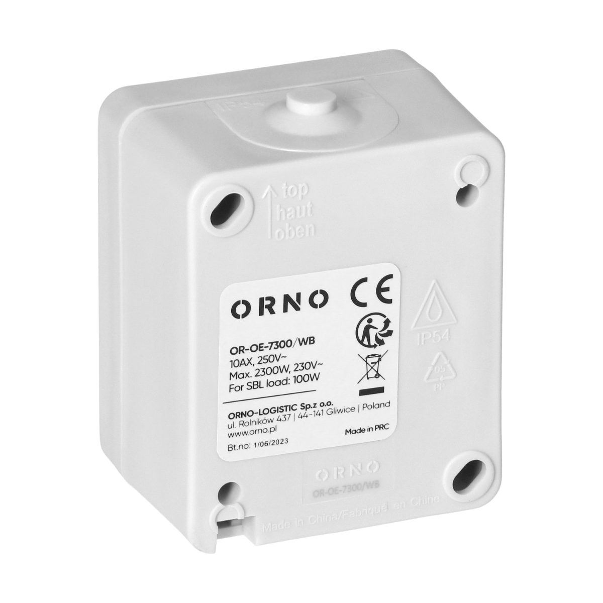 Intrerupator simplu AQUATIC MINI IP54 10A 230V