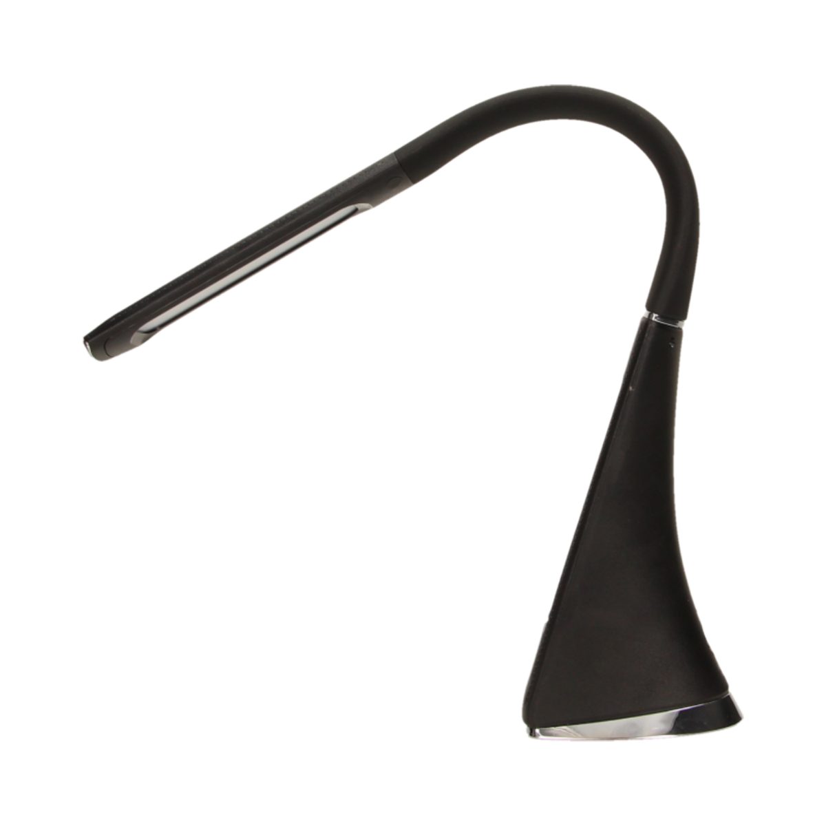 Lampa birou 5W 300LM 3 trepte alarma imitatie piele negru