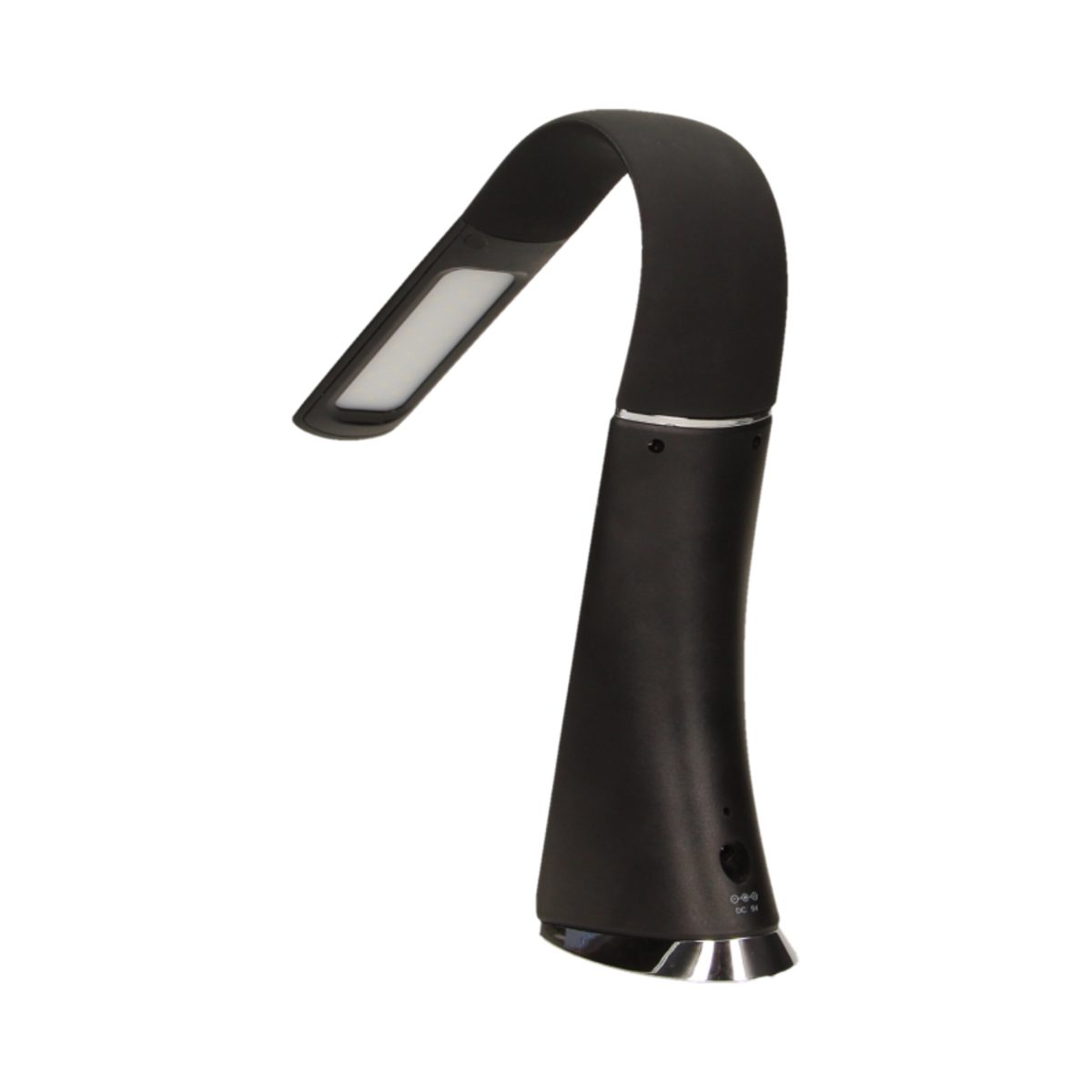 Lampa birou 5W 300LM 3 trepte alarma imitatie piele negru