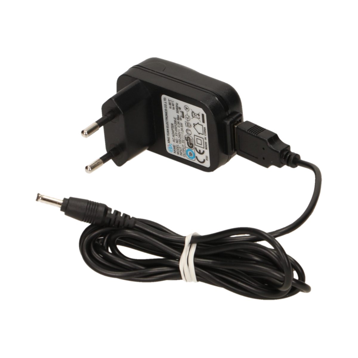 Lampa birou 5W 300LM 3 trepte alarma imitatie piele negru