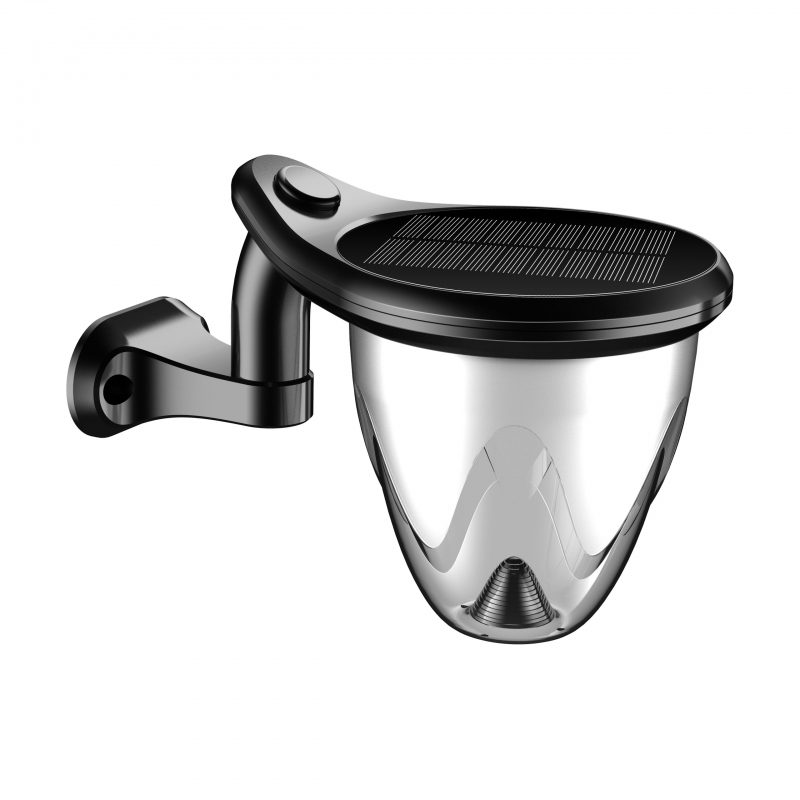 Lampa solara BRILO 1W 100lm CCT IP44 tip tarus 15x18x13.5cm