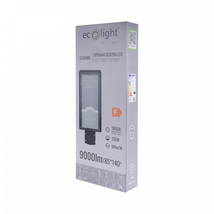 Lampa stradala 100W 9000lm 5000K