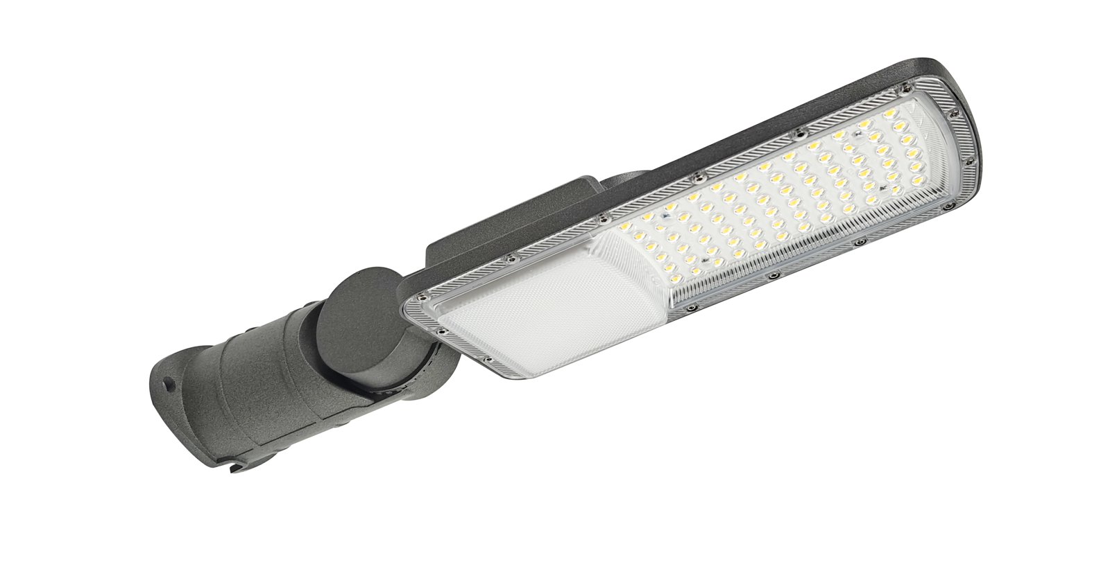 Lampa stradala INDIANA LED 50W 7000lm 4000K AC180-250V 4+4KV IP65 gri