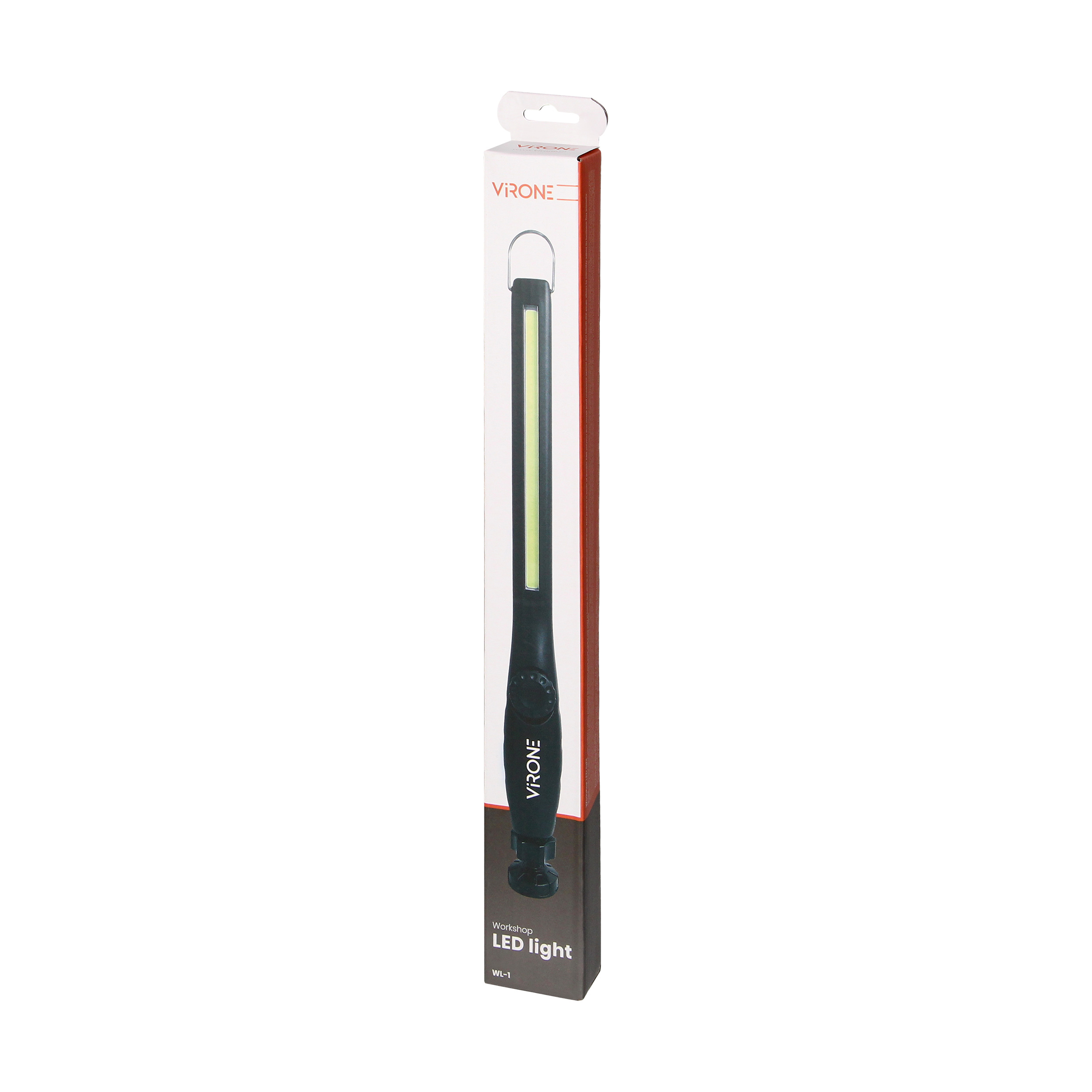 Lanterna de atelier LED, 10 W, 400 lm, 2000 mAh, reglabila, negru, ABS