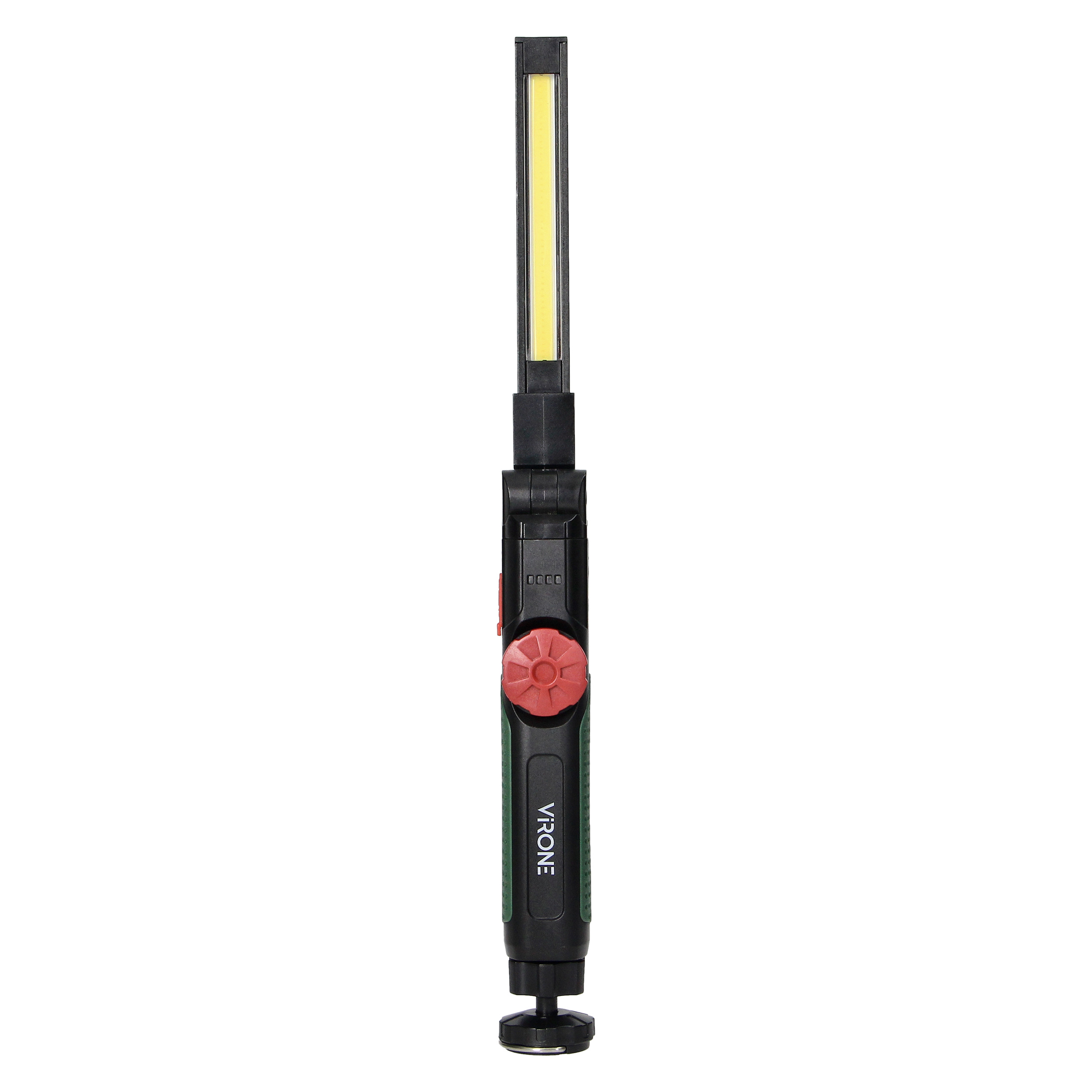 Lanterna de atelier LED, 5 W, 600 lm, 1500 mAh, negru