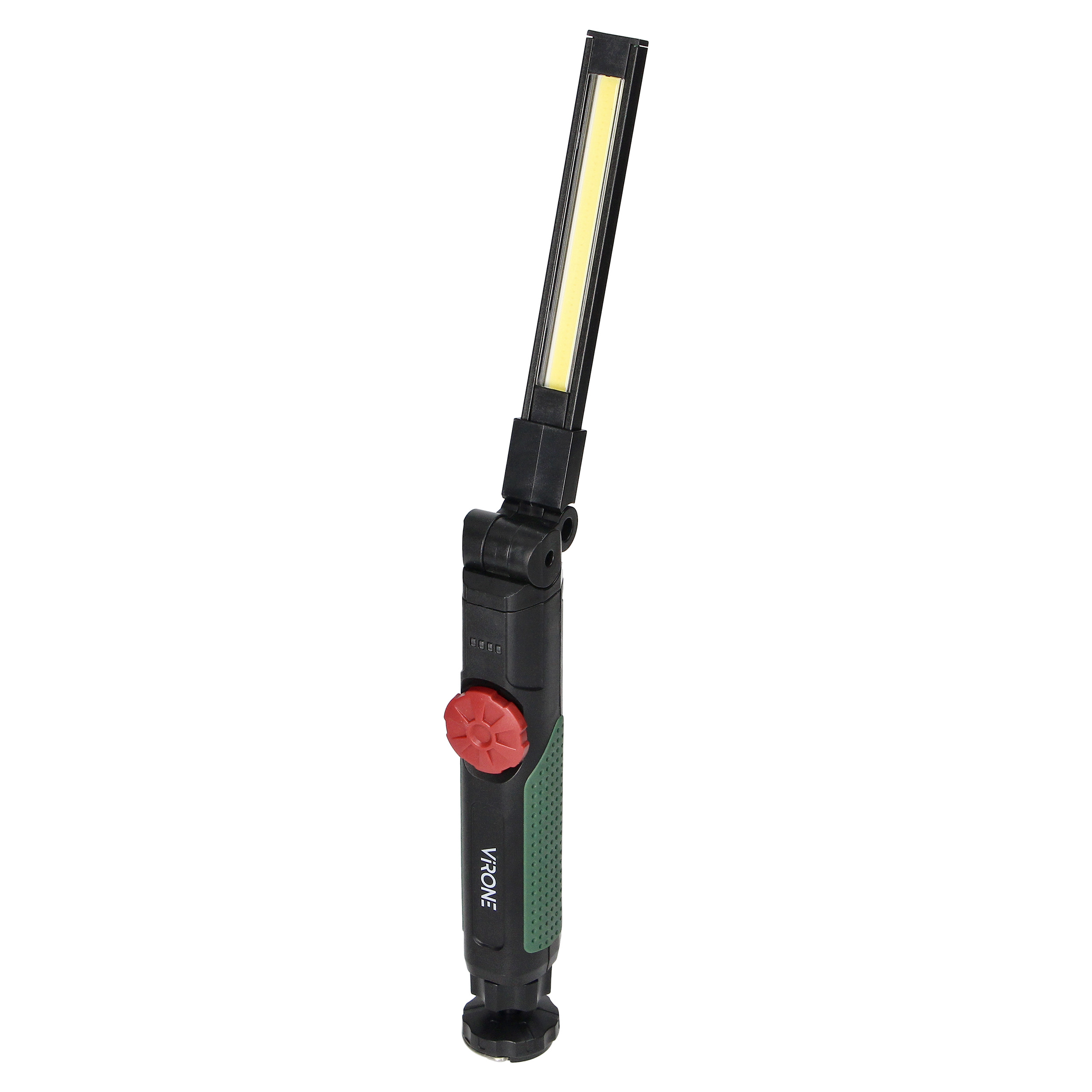 Lanterna de atelier LED, 5 W, 600 lm, 1500 mAh, negru