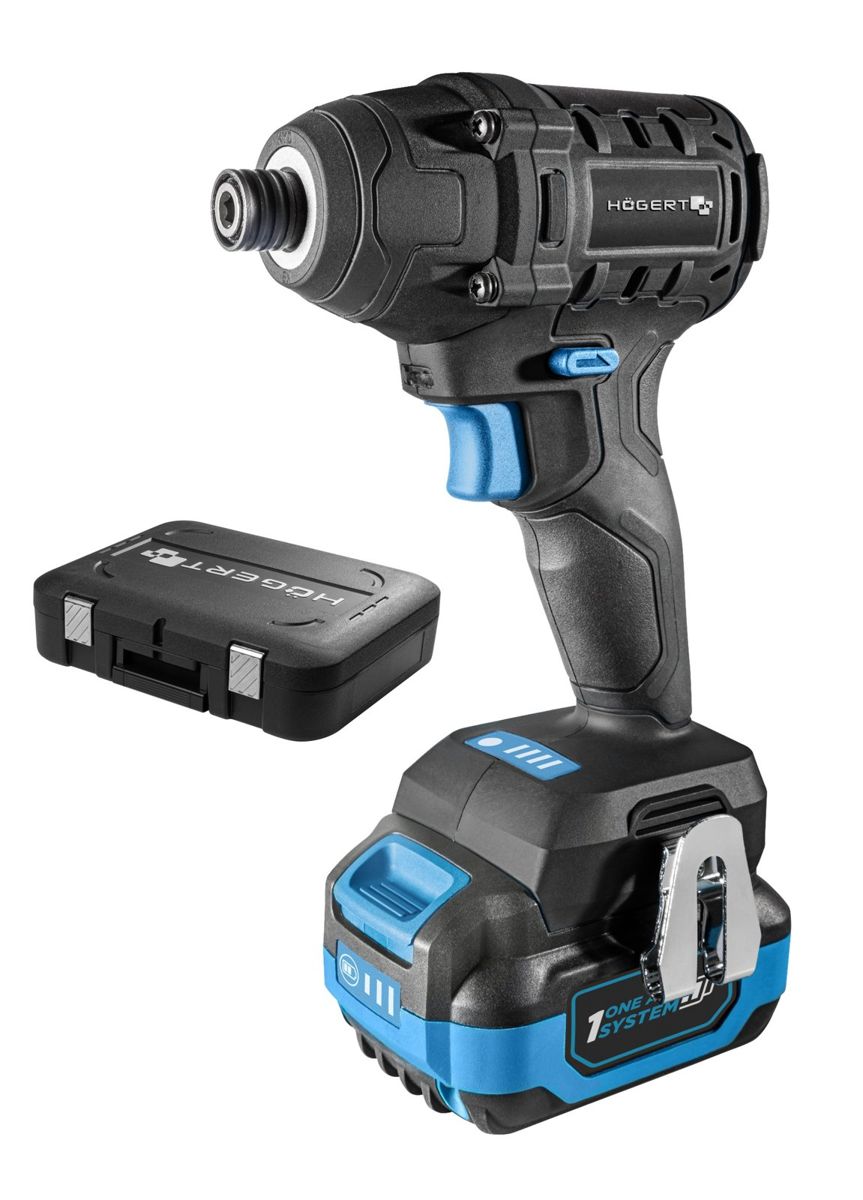 Masina de insurubat cu impact acumulator incarcator 18 V 4Ah hex 3/4