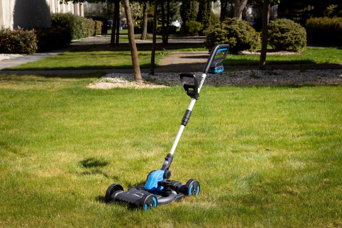 Masina de tuns iarba cu platforma 3 in 1 18V fara acumulator