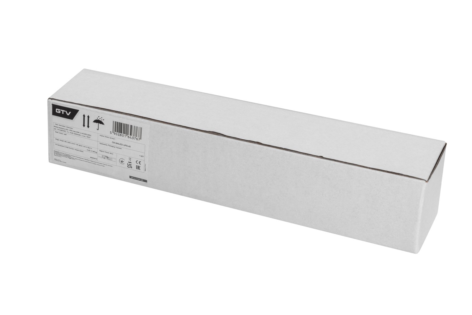 Modul de urgenta LED UPS max. 40W 1h acumulator Li-ion 10,8V 5000mAh TEST