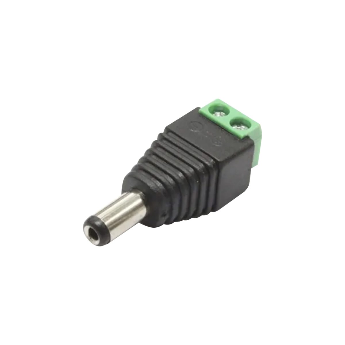 Mufa DC tata 5,5/2,1 mm cu borne pentru banda LED monocolor