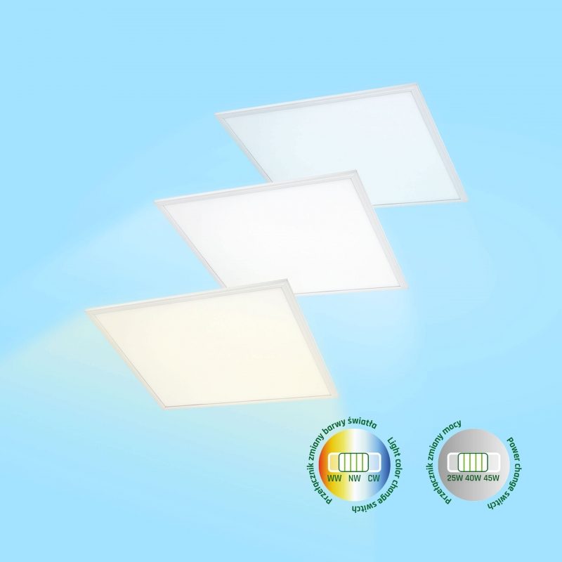 Panou LED ALGINE backlight CCT 30/40/48W 230V IP20 600x600 mm