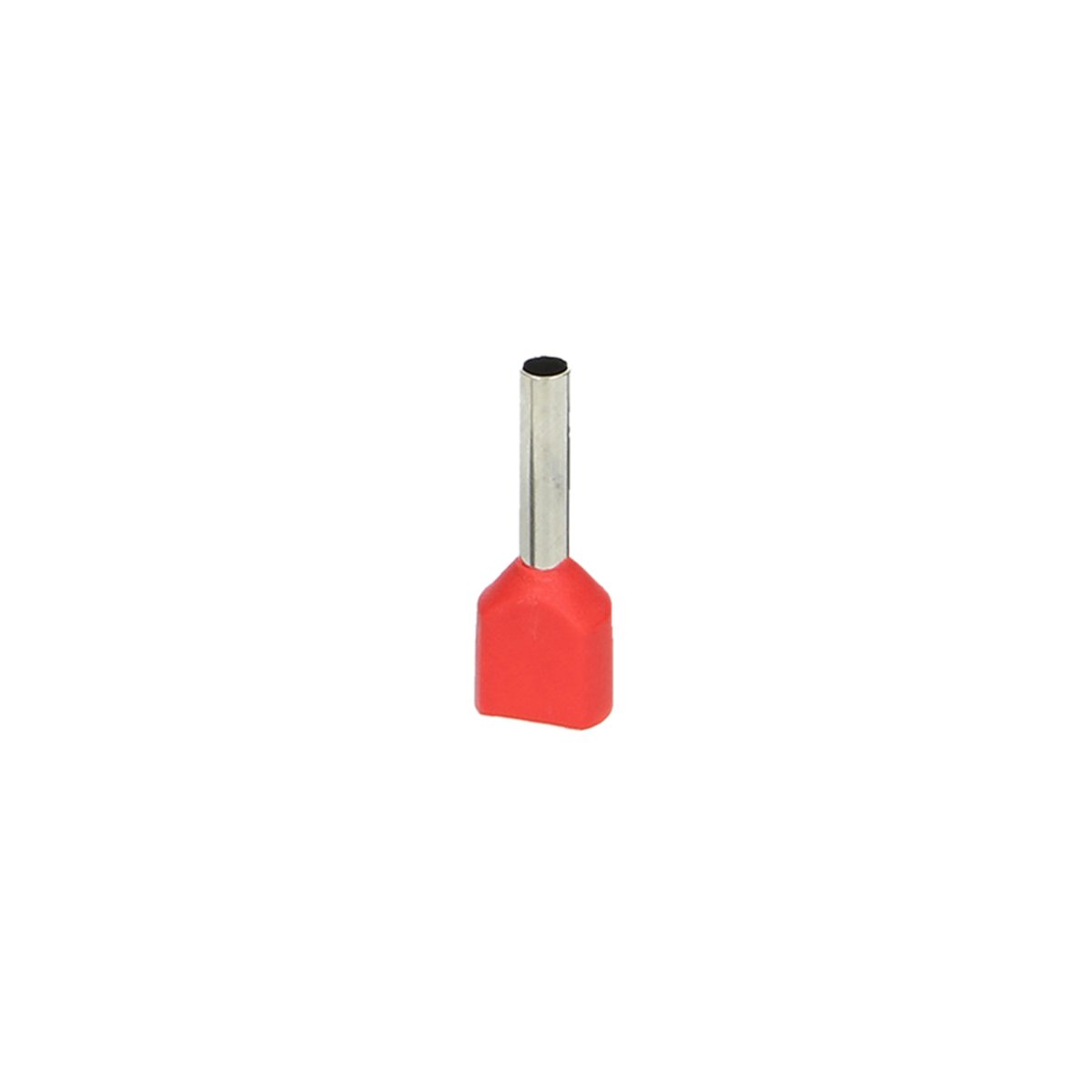 Pin sertizare dublu rosu 1mm2 L sertizare: 10mm set 100 buc
