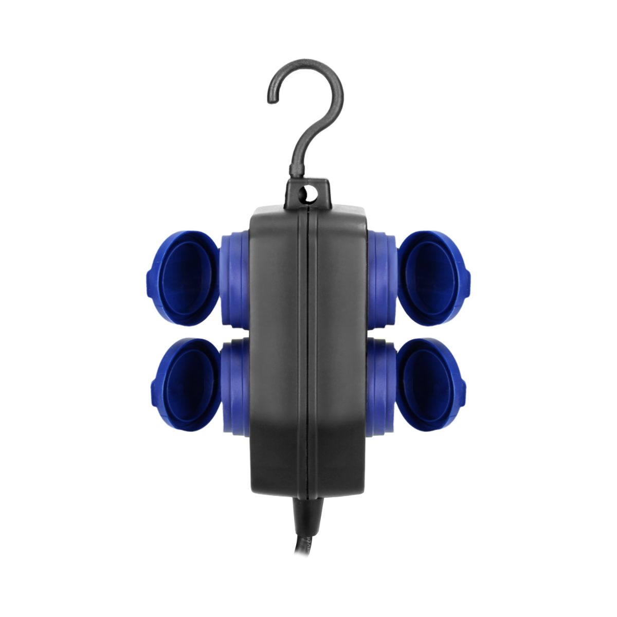 Prelungitor cu carlig 4 Prize 5ml CABLU 3X1,5mm IP44 max. 3680W