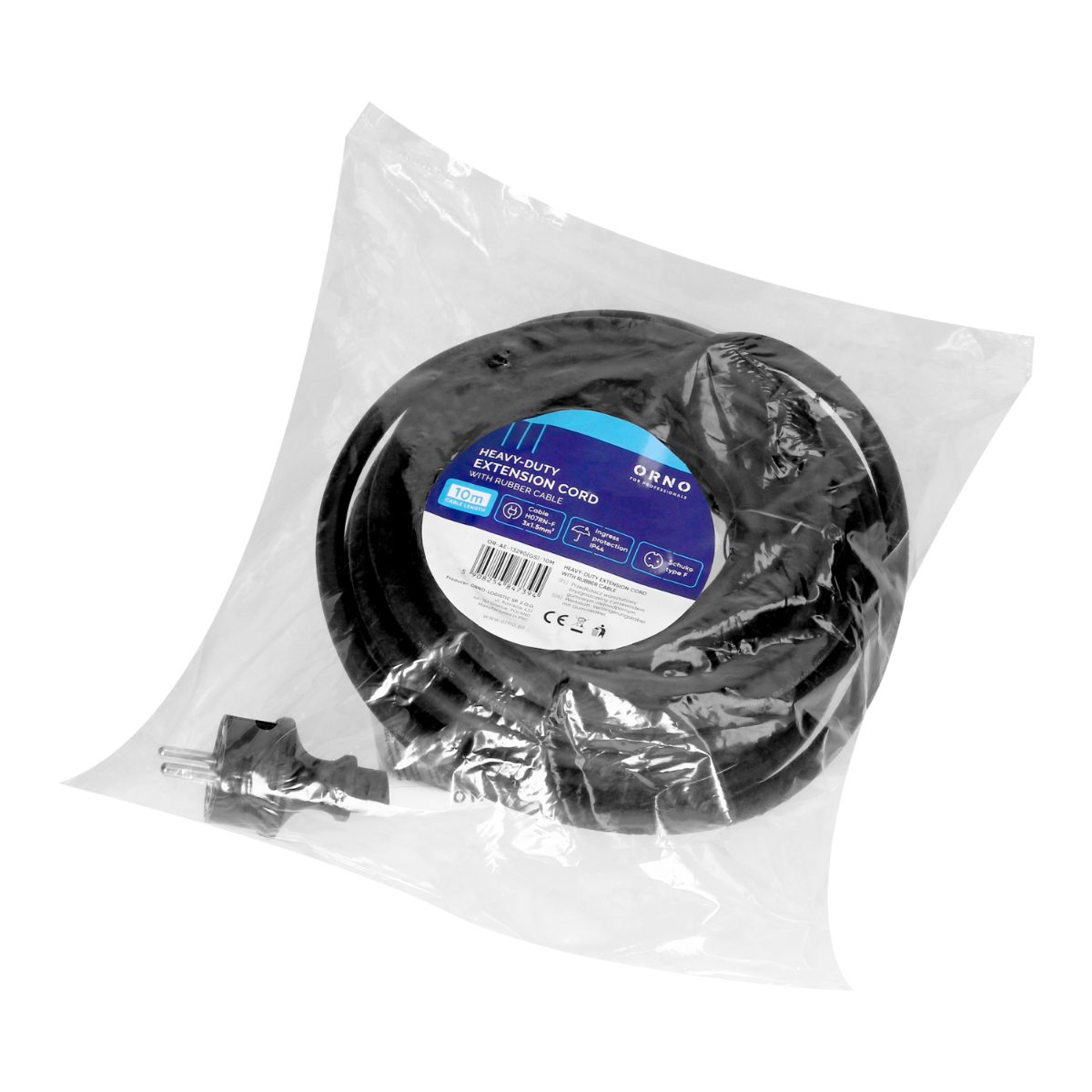 Prelungitor industrial 10m IP44 cablu H07RN-F 3x1.5mm2 230VAC 16A