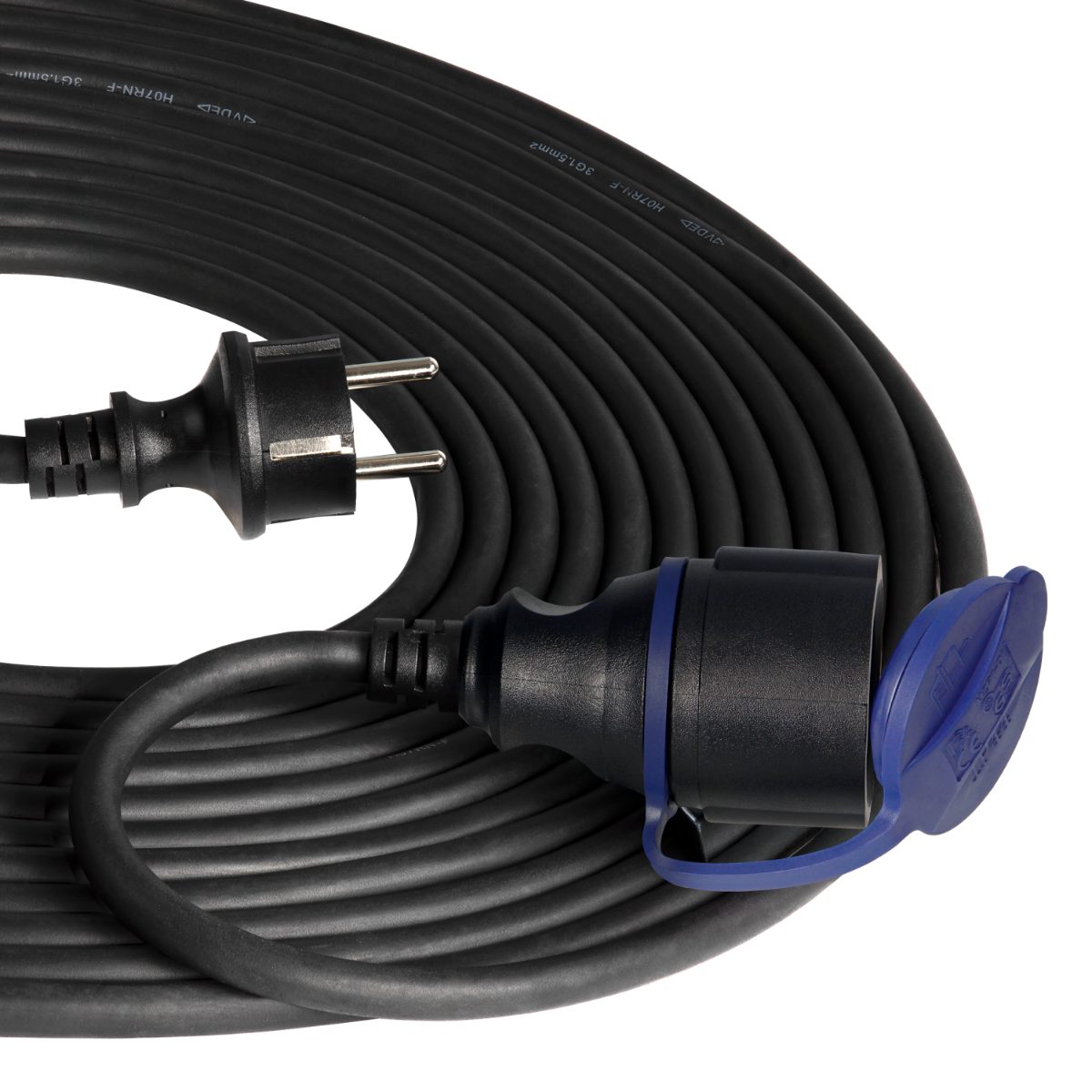 Prelungitor industrial 10m IP44 cablu H07RN-F 3x1.5mm2 230VAC 16A