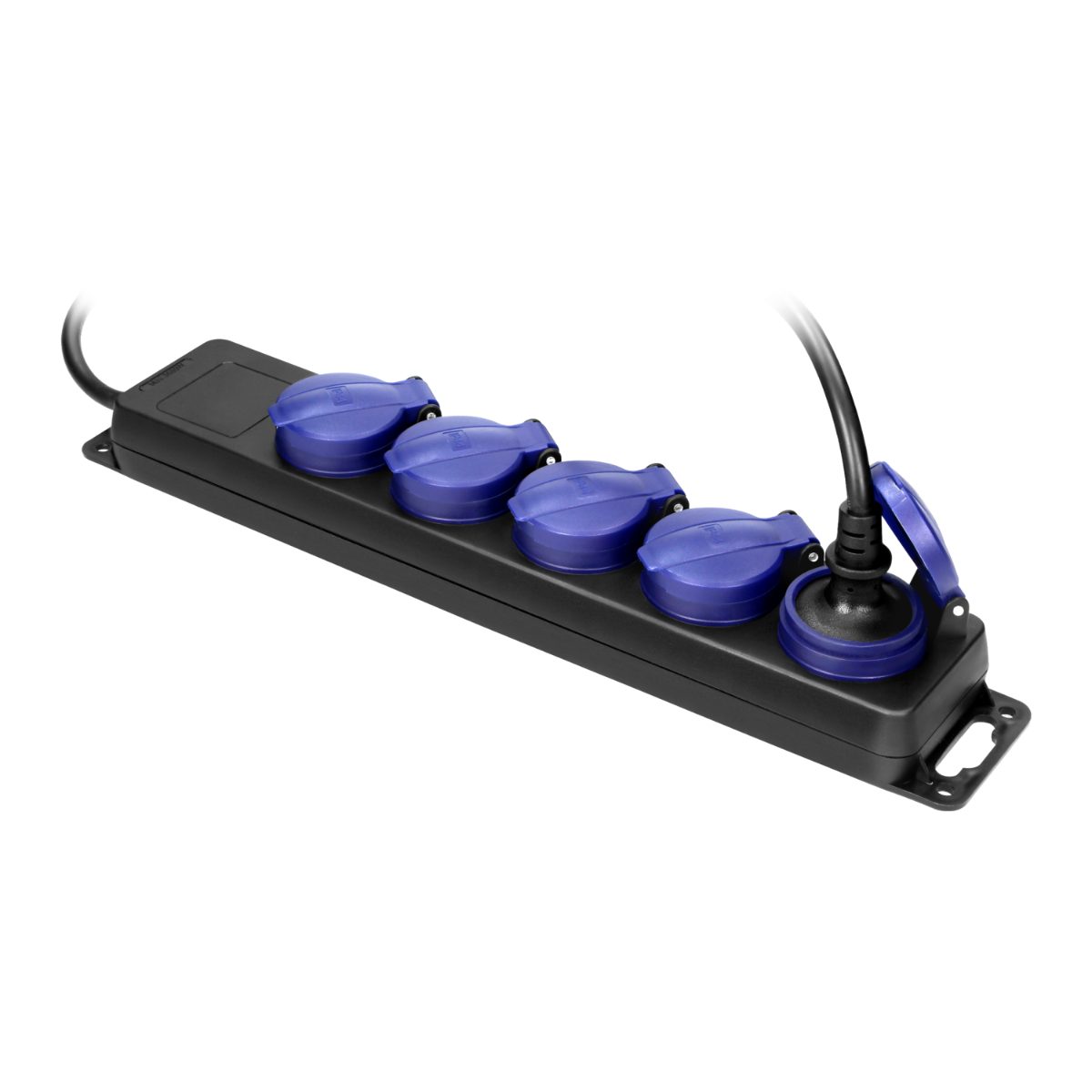 Prelungitor industrial 5 prize 5 m cablu H05RR-F 3x1.5 mm2 IP44 max. 3680W