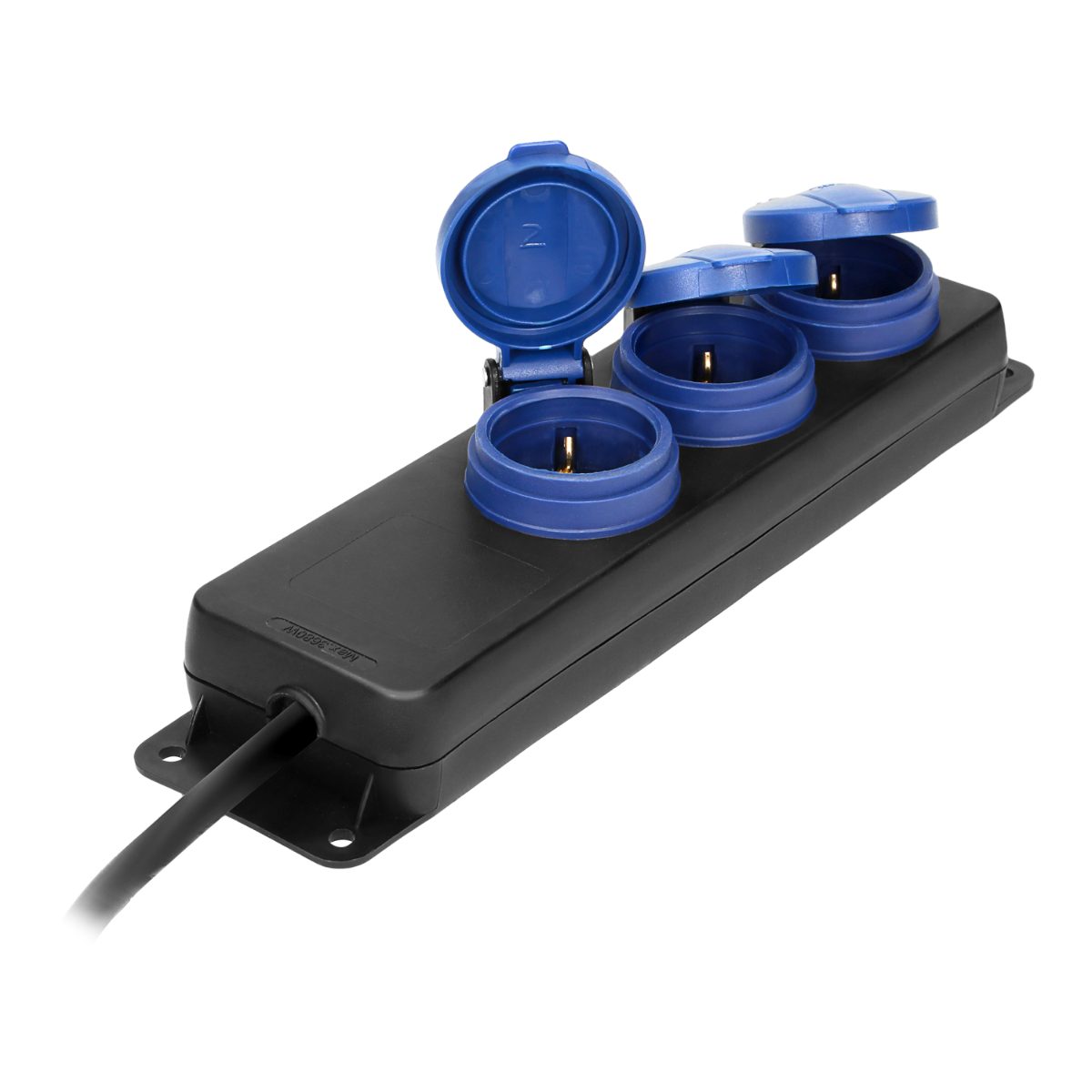 Prelungitor industrial 5xSchuko 3m IP44 H05RR-F 3x1.5mm2