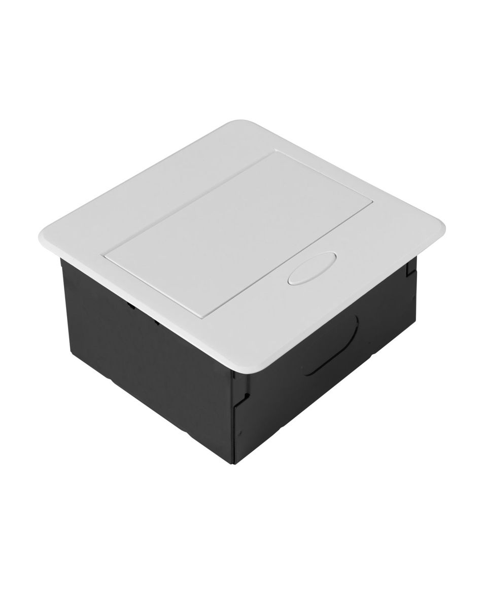 Priza birou AVARO 1x Schuko 2x USB A+C cablu 1.5 m alb